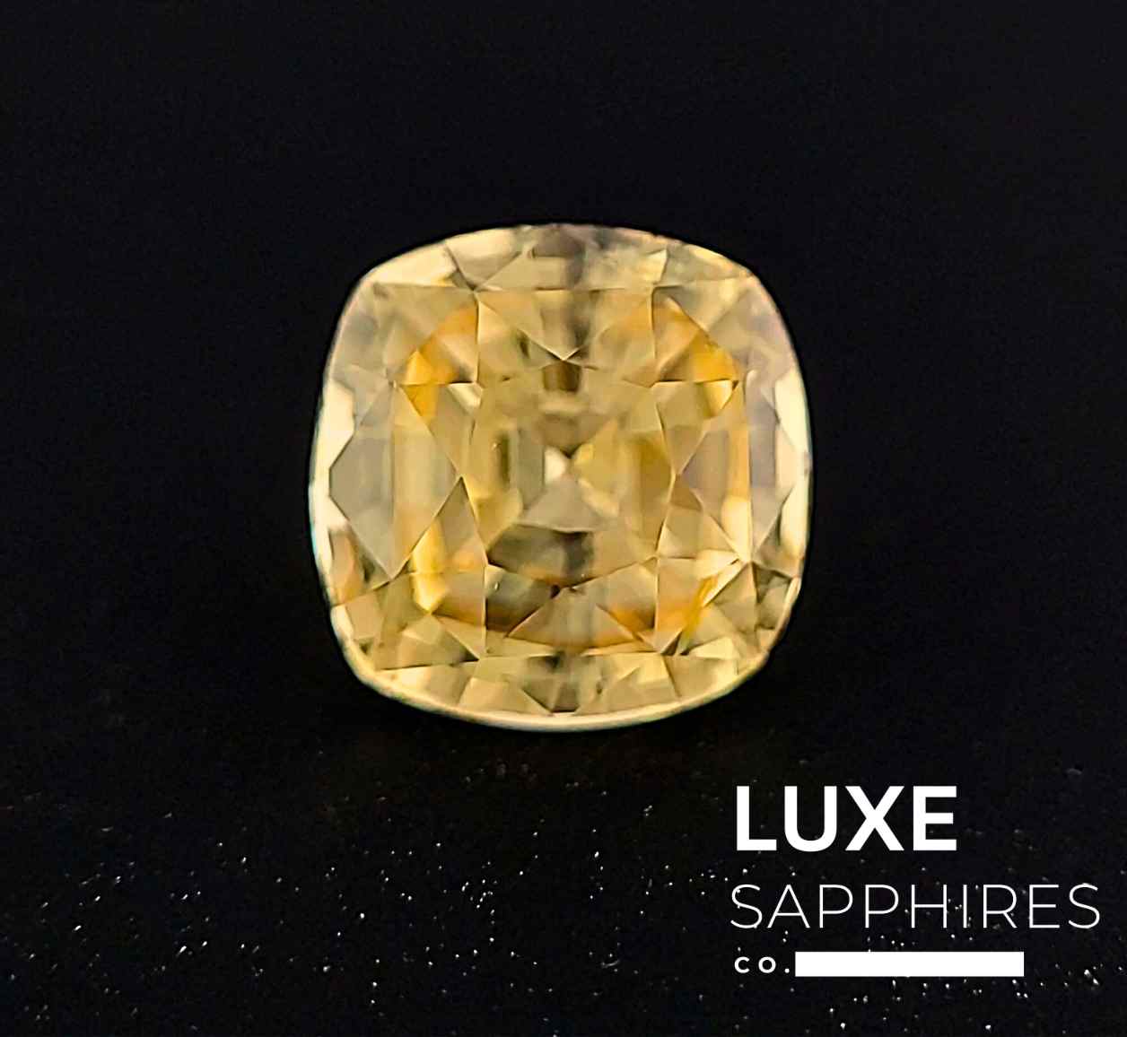 1.79ct Unheated Yellow Sapphire