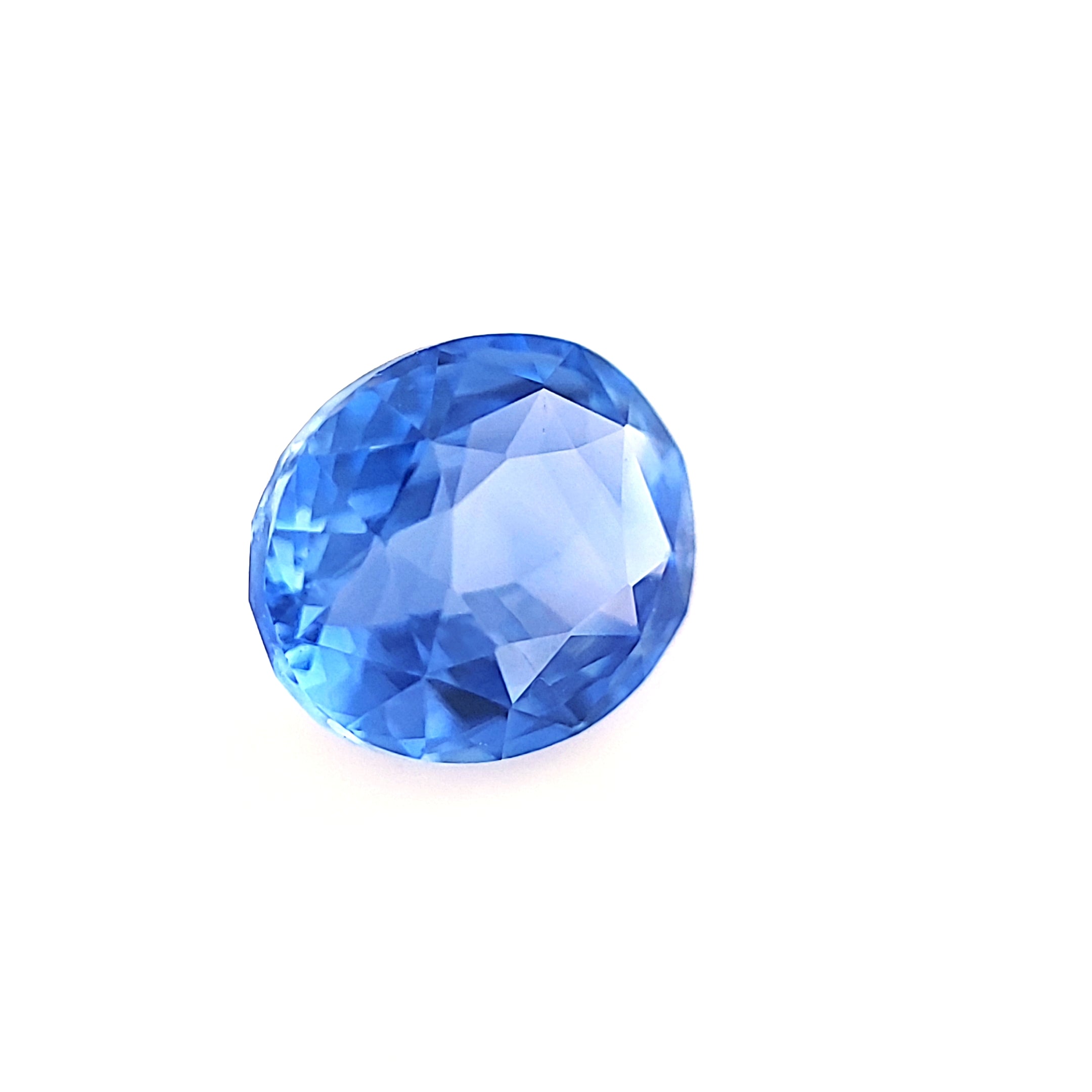 2.53ct Unheated Cornflower Blue Sapphire