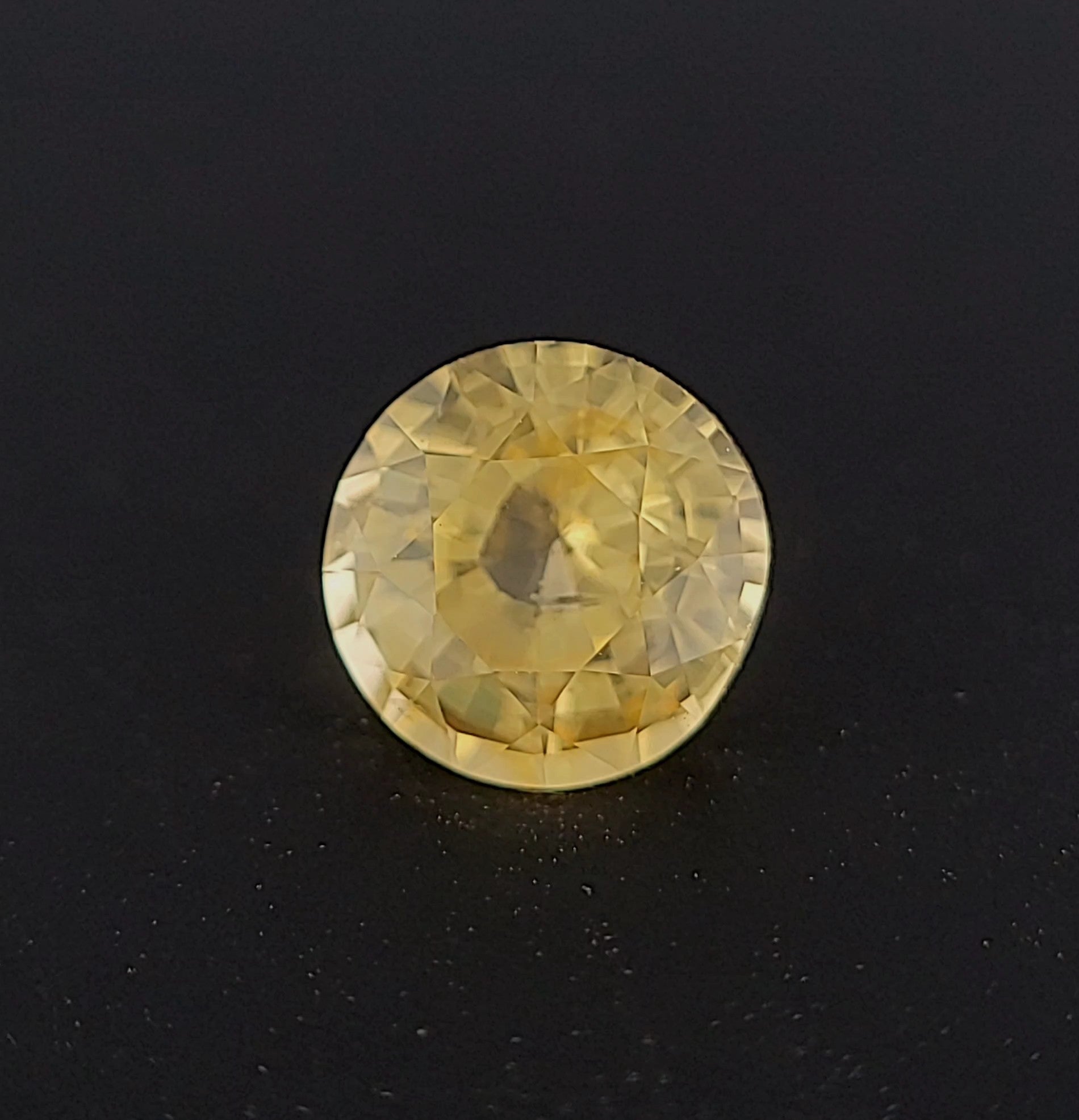 1.05ct Unheated Yellow Sapphire