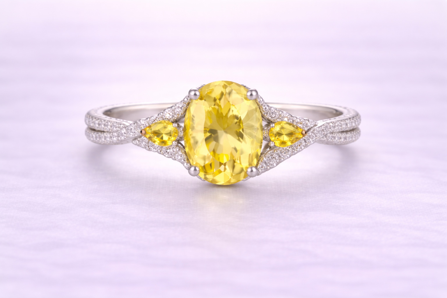 1.75ct Unheated Yellow Sapphire