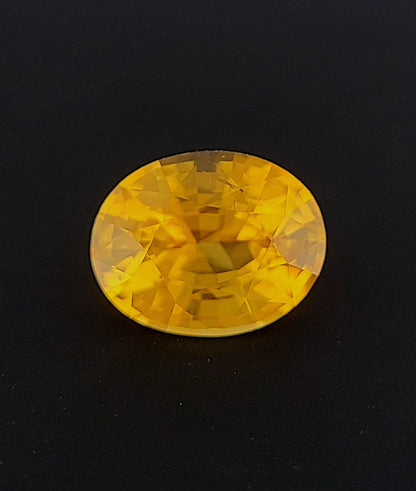 1.25ct Golden Yellow Sapphire