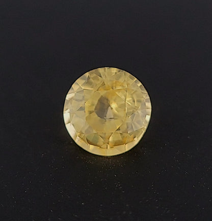 1.05ct Unheated Yellow Sapphire