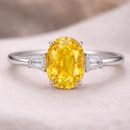 1.25ct Golden Yellow Sapphire