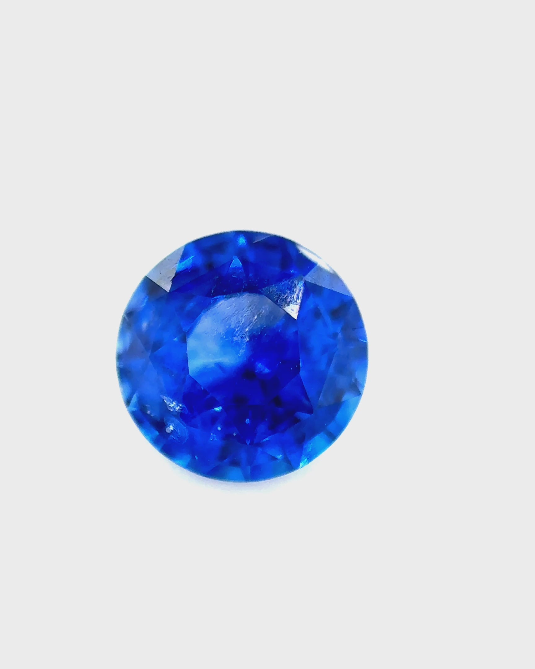 1.18ct Royal Blue Sapphire Round Cut