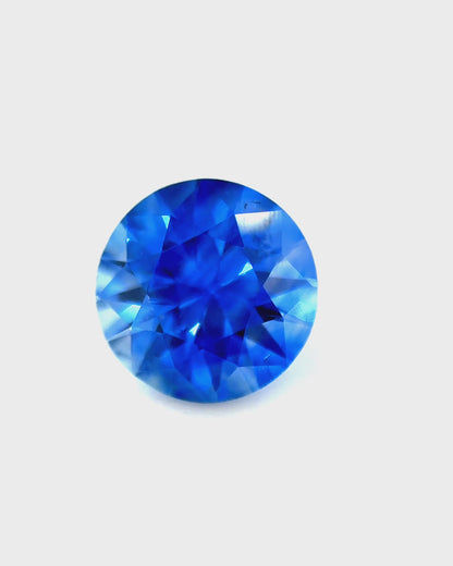 1.27ct Royal Blue Sapphire Round Cut