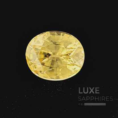 1.75ct Unheated Yellow Sapphire