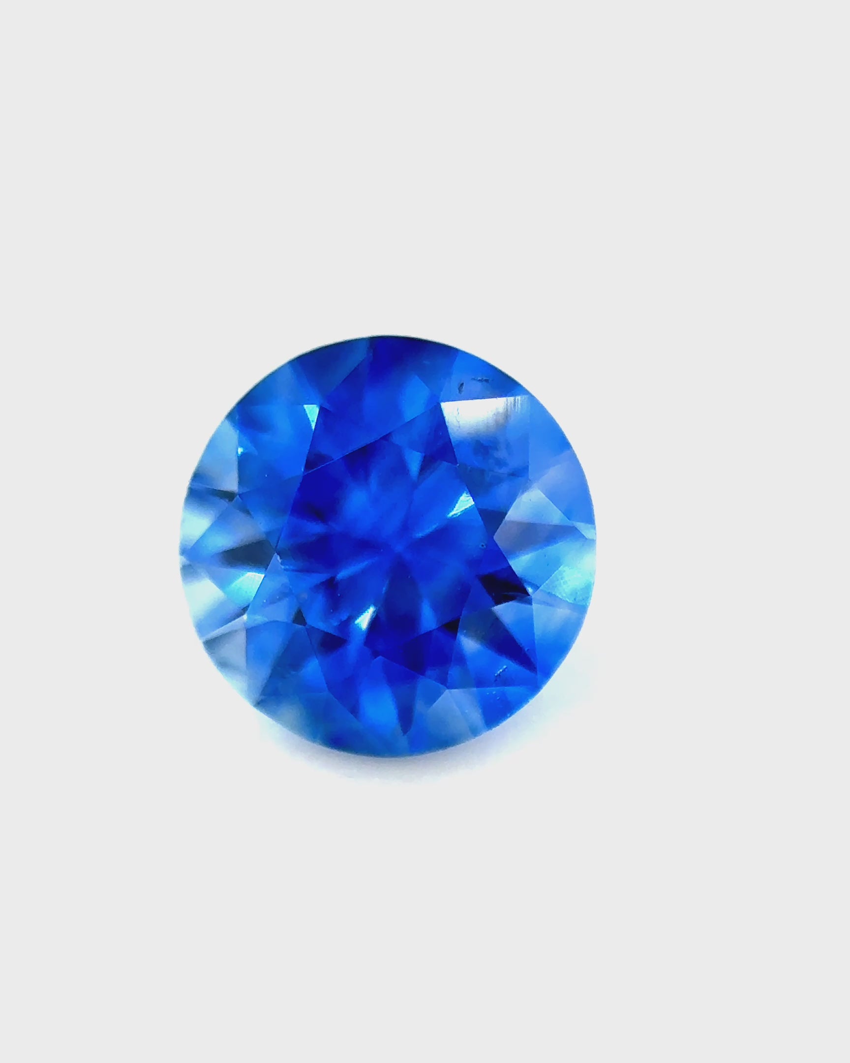1.34ct Royal Blue Sapphire Round Cut
