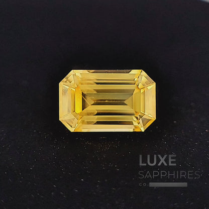 1.12ct Unheated Yellow Sapphire