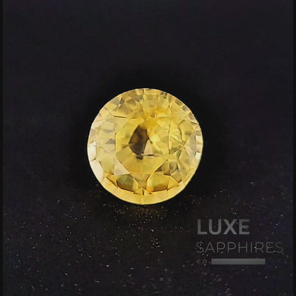 1.05ct Unheated Yellow Sapphire