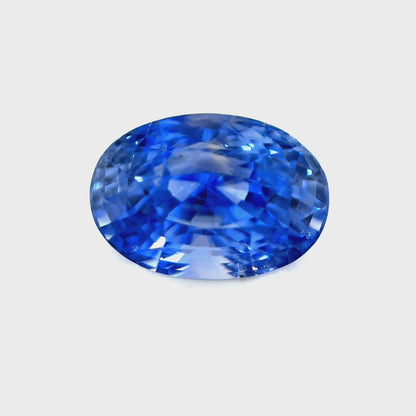 4.43ct Unheated Cornflower Blue Sapphire